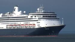 CLEAN : Images of cruise ship Zaandam off the coast of Chile News Clip
