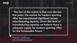 Colt Suspending Production Of AR-15 Rifles For Civilians News Clip