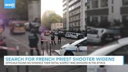 Search for Gunman Who Shot French Priest Widens, Suspect Released News Clip