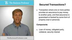 Secured Transactions Explained Instructional Video