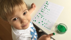 Fingerprint Counting Activity for Preschoolers Instructional Video