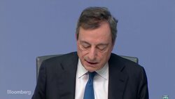 ECB's Draghi on Policy Decision, Economic Risks, Inflation: Statement News Clip