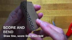 Cardboard Sculpture Techniques Instructional Video