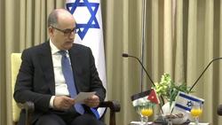 New Jordanian and Egyptian diplomats meet Israeli president Instructional Video