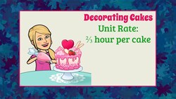 Using Unit Rate to Solve a Real World Problem Instructional Video