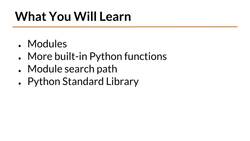 Python 3 for Beginners: Introduction to Python Modules and the Standard Library Instructional Video