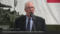 Canada preparing evacuation plan for its citizens in Lebanon News Clip