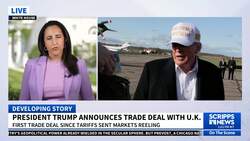 President Trump announces trade deal between US and UK News Clip