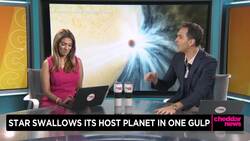 In Case You Missed It: Scientists Spot Giant Star Gobbling Up Planet News Clip