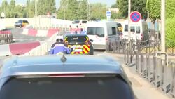 CLEAN : 13 November: police convoy leaves Fleury-Merogis prison News Clip