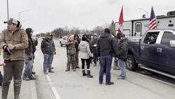 Police clear blockade at Ambassador Bridge border crossing News Clip