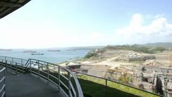 VOICED : Reanudan ampliacion del Canal de Panama News Clip