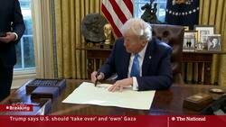 Trump says U.S. should ‘take over’ and ‘own’ Gaza News Clip