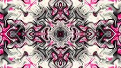 Moving abstract retro ornament. Stock Footage