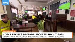 Some Sports Restarted This Weekend, Most With Empty Stadiums News Clip