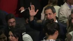 CLEAN : Venezuela's Guaido holds parliamentary session at newspaper office News Clip