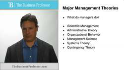 Major Management Theories Instructional Video