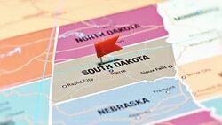 South Dakota from USA States Stock Footage