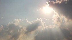 Panning footage of the clouds Stock Footage