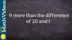 Translating sentences using more than one operations ex 3 Instructional Video