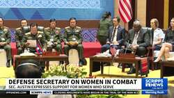Secretary Austin disagrees with Trump's Pentagon pick on women in combat News Clip