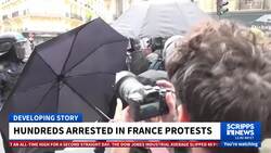 Hundreds arrested in France protests News Clip