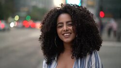 Young Women Portrait Stock Footage