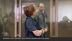 Russian journalist Vladimir Kara-Murza given 25-year treason sentence News Clip