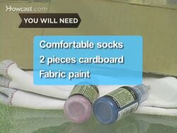 How to Turn Regular Socks into Non-Skid Slipper Socks Instructional Video