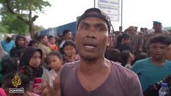 Rohingya refugees in Indonesia: Locals protest against Rohingya arrivals News Clip