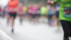 City Marathon Stock Footage