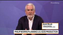Philip Morris CEO on IQOS Production, Pricing, Dividend News Clip
