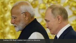 Modi visits Ukraine a month after warm Putin meeting Instructional Video