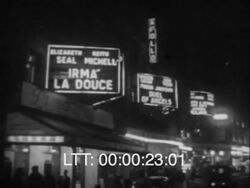 London's West End, 1950s Stock Footage