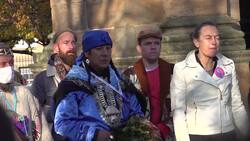 Indigenous people march in Glasgow, aiming to 'heal legacy of colonialism' News Clip