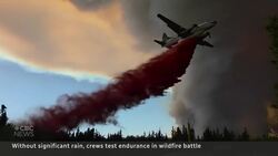 Crews focus on defence as several Prairie wildfires merge News Clip