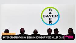 Bayer Ordered to Pay $1.56B in Roundup Weed Killer Case News Clip