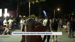 Annual fireworks display held at Orchard Beach News Clip