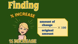 How to Find the Percent of Increase and Percent of Decrease Instructional Video
