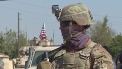 CLEAN : US convoy patrols in Syria's northeastern Hasakeh province News Clip