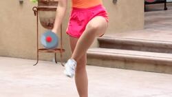 How to Do a Water Aerobics Touch Foot Front & Back Move Instructional Video