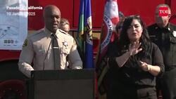 Hollywood Hills On Fire In Los Angeles; 'War-Like Situation', Curfew Imposed, Troops Deployed News Clip