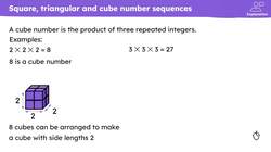 Checking and securing understanding of special number sequences Instructional Video