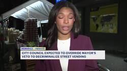 City Council to override mayor's veto to legislation that would decriminalize street vendors News Clip