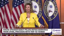 U.S. House Speaker Pelosi Arrives In Taiwan, Defying Beijing News Clip