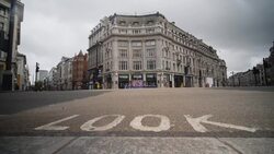 UK: Empty streets around London's tourist locations during Covid-19 lockdown. News Clip