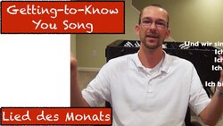 Getting to Know You Song (German) - Lied - Deutsch lernen Instructional Video