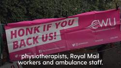 UK strikes - Who is walking out this month? News Clip