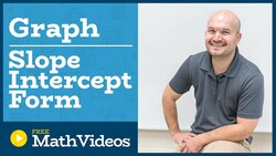 Master how to graph a linear equation using slope intercept form Instructional Video