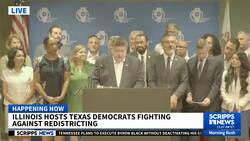 Illinois hosts Texas Democrats fighting against redistricting efforts News Clip